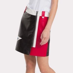 NEW Tommy Jeans Vegan Motocross Mini Skirt